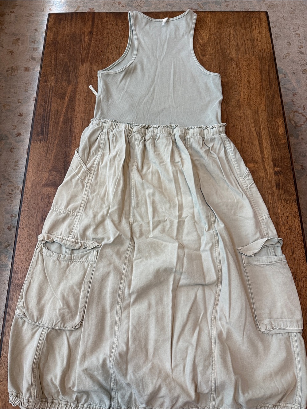 Anthropologie Daily Practice Be Bold Racerback Twofer Dress Size M - Picture 4 of 5